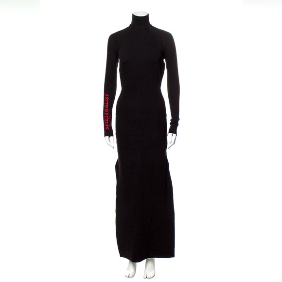 Marcelo Burlon County of Milan Dresses & Skirts - Marcelo Burlon County of Milan“The   Spiritualist”Black Turtleneck Dress sz M.